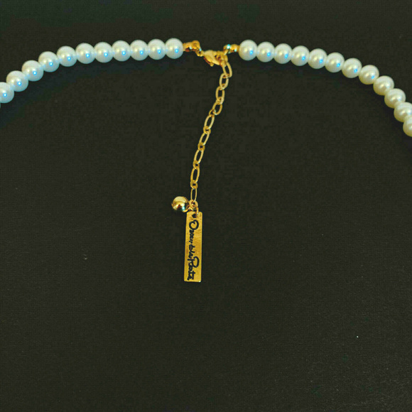 OSCAR DE LA RENTA RUNWAY FAUX PEARL NECKLACE - Picture 6 of 7